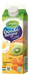 Vifit Goedemorgen drinkyoghurt mandarijn kiwi 500 ml pak met punt Vifit GM or.