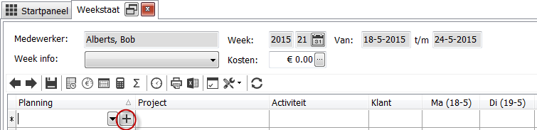 toevoegen zonder direct uren te alloceren (koppel medewerker aan taak).