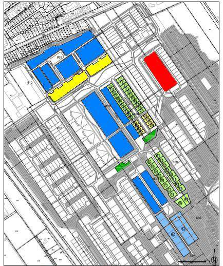 BEBOUWINGSCLUSTER KONINGINNEPAGE - MIDDEN projectmatig De bebouwingscluster is in rood aangegeven Het bestemmingsplan Lindewijk: Het bestemmingsplan bevat algemene bepalingen: - begripsbepalingen -