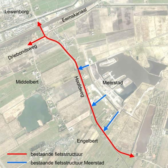 Een recreatief fietspad moet vooral aantrekkelijk zijn om langs te fietsen.