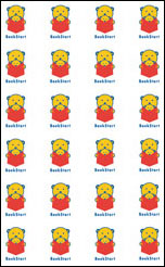 9618 Stickers BoekStart-logo Stickers 10 x 15 cm (25 stuks) 4,50 9619
