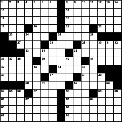 Kruiswoordpuzzel van November Verticaal: Horizontaal: 1 hinderlijk - 8 kurk - 15 klaproos - 16 louwmaand - 17 ook - 18 hobbelig - 19
