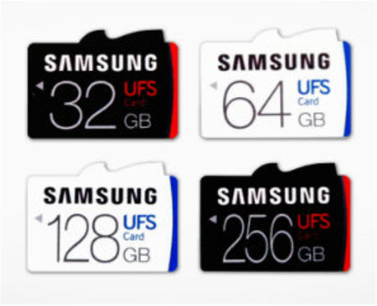 HARDWARE 23/07/2016 SAMSUNG INTRODUCEERT HET UFS-KAARTJE Samsung heeft een nieuw type van insteekkaartje op de markt gebracht onder de naam UFS (Universal Flash Storage).