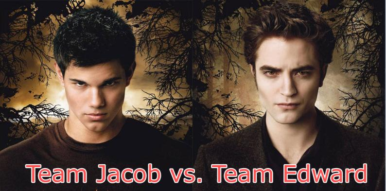 Zondag 25 maart Hou je van koelbloedige vampiers of heb je het eerder voor een temperamentvolle weerwolf? Zit jij in team Edward of in team Jacob?
