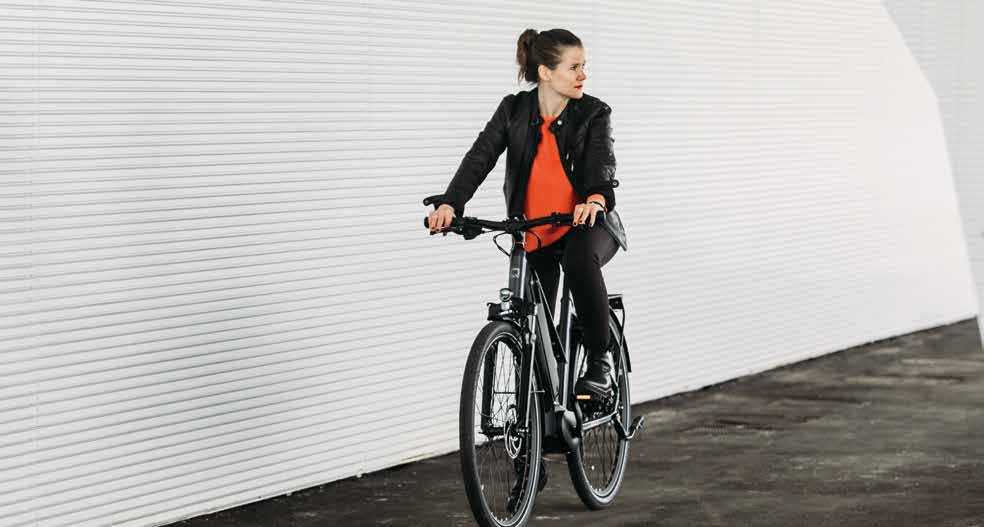 Zo kan je dagelijks comfortabel op de fiets naar het werk.