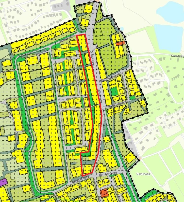 De woningstichting is voornemens om de bestaande panden te slopen en om nieuwbouw te realiseren over het gehele areaal.