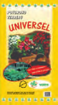POTGROND TERREAU UNIVERSEL UNIVERSEL Gebruiksklare universele potgrond voor tuin en moestuin Geschikt voor terras, tuin en serre Bevat organische meststoffen Met fijne schors voor een betere