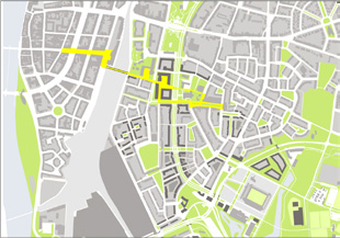 Het maken van een schakel tussen oost en west, die de barrièrewerking van het spoor vermindert. Ad 1: station als centrum is hoofdzakelijk een mobiliteitshaven.