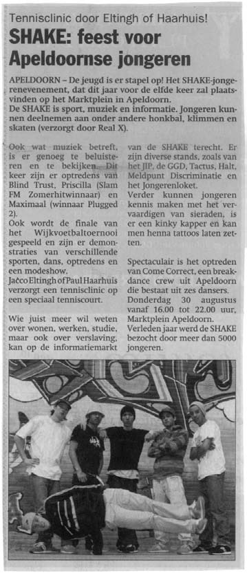 Samenwerking met Slachtofferhulp Nederland Vooruitblik 2008 14 De samenwerking met Slachtofferhulp in Harderwijk, Zutphen en Doetinchem is ook in 2007 voortgezet.