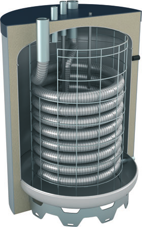bij de sanitair-warmwaterboilers is een magnesium anode gemonteerd voor extra bescherming tegen corrosie. Een andere optie is de uitvoering als hygiëneboiler.