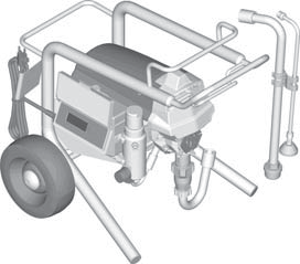 Bediening, Onderdelen Elektrische airless spuitapparaten 455C Alleen voor professioneel gebruik. Niet goedgekeurd voor gebruik in explosieve omgevingen of op gevaarlijke locaties.