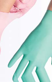32,95 25,95 25,50 NITRILIES Soft nitril handschoenen (roze of groen) 1000