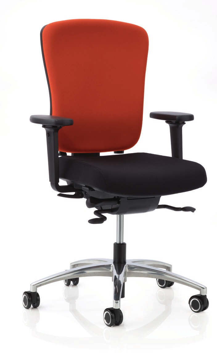 Ergonomie am Arbeitsplatz Ergonomie op de werkplek Ein ergonomisch perfekter Stuhl, der die Sitzdynamik wirkungsvoll fördert, entscheidet darüber, ob der Körper das bestmögliche Sitz erlebnis erfährt.