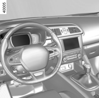 CONTROLESYSTEEM BANDENSPANNING (1/3) 1 2 3 Als uw auto is uitgerust met dit systeem, bewaakt het de bandenspanningen.