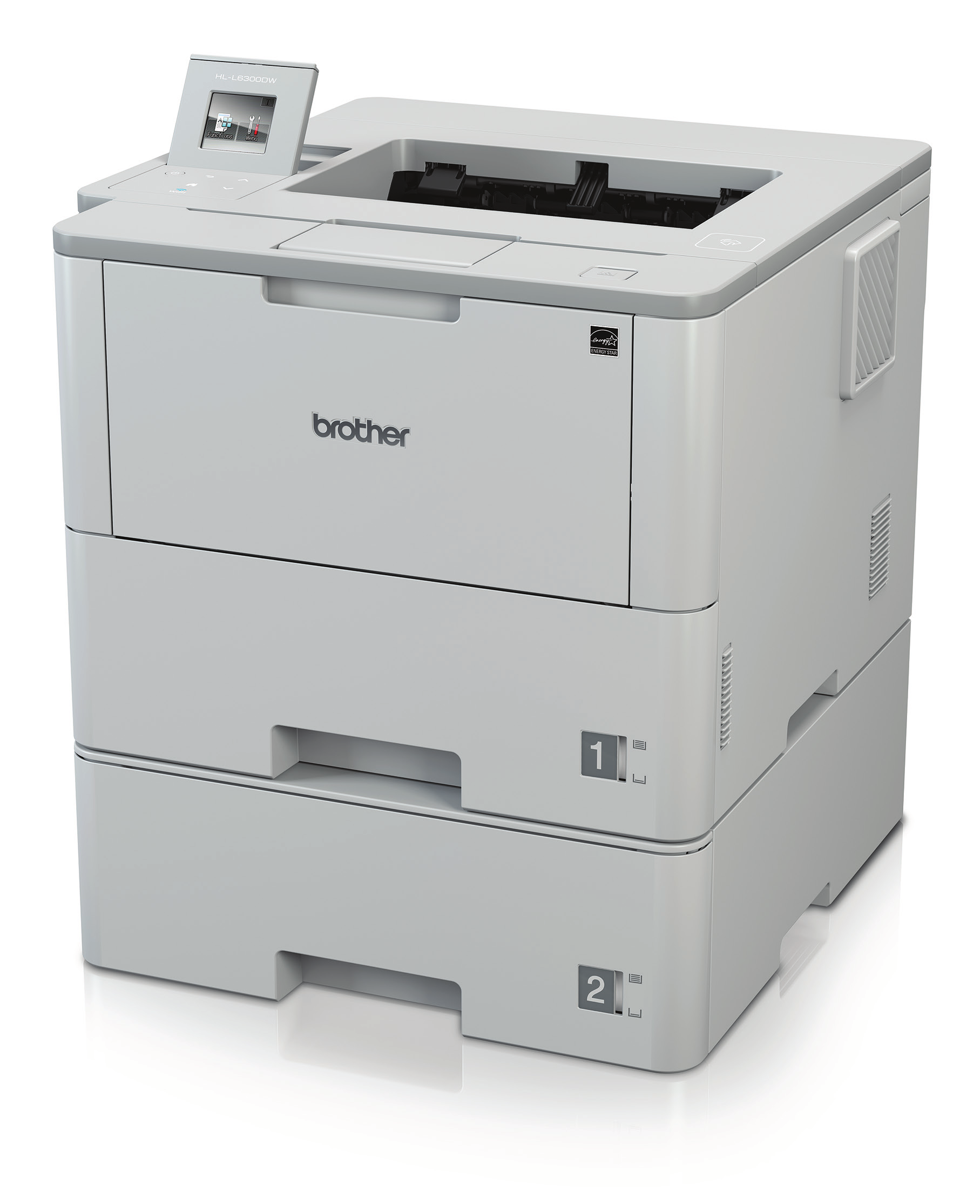 HL-L6300DWT Brother Zwart-witlaserprinter Professionele zwart-witlaserprinter voor werkgroepen Printen 46 2x 520 VEL