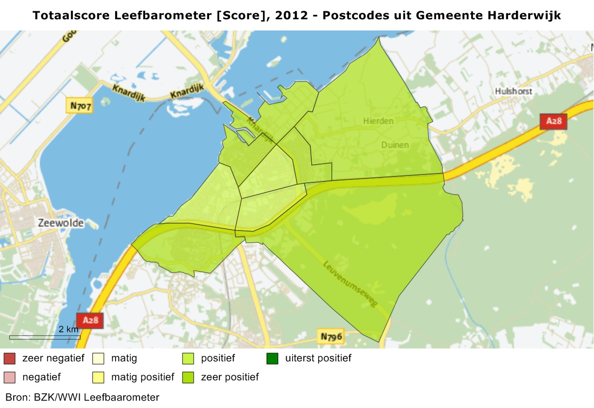 1 Toelichting In november 2013 is een geactualiseerde versie van de wijkmonitor leefbaarheid Harderwijk beschikbaar gekomen (meting 2) 1.