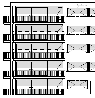 2.6. Appartementencomplex De oppervlakte van een meergezinswoning in de koopsector is gemiddeld 105 m². In dit gemiddelde zijn zowel luxe penthouses als eenvoudige galerijwoningen opgenomen.