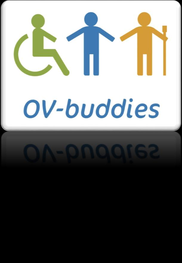 OV-Buddies Het project OV-buddies : wil personen met een beperking stimuleren om gebruik te maken van het openbaar vervoer door hen voldoende te informeren over de bestaande