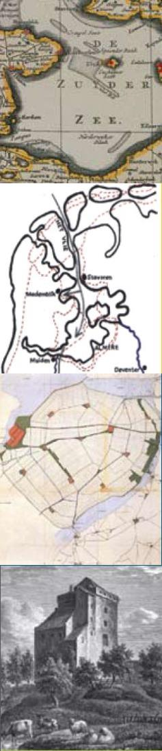 Geschiedenis van de Veluwerandmeren Historie Diverse vindplaatsen op de zandruggen van de Veluwe en in de rivierdelta van het vroegere Almere wijzen erop dat het Veluwerandmerengebied al in de