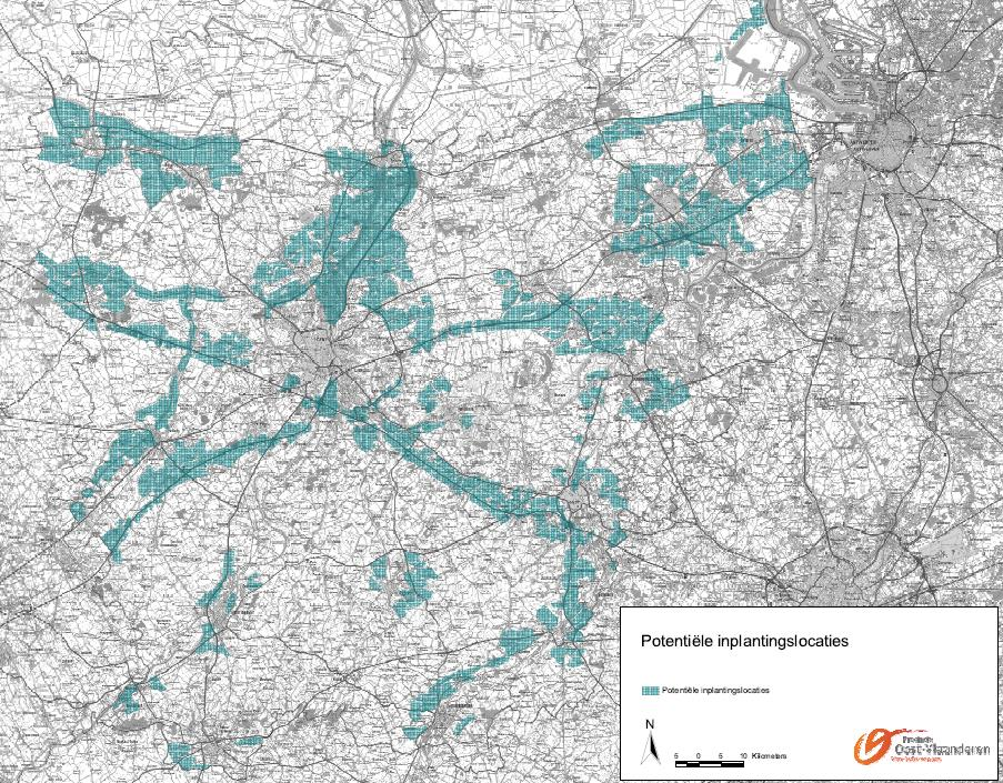 III.3.3.2 Potentieel wind Windturbines zetten wind om naar elektriciteit door middel van windturbines: grote, middelgrote en kleine windturbines.