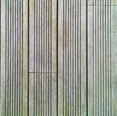 MOSO bamboo x-treme terras onderhoud & reiniging Oppervlakte van MOSO Bamboo X-treme bij verschillende onderhouds- en reinigingsscenario s: verweerd, vervuild oppervlak (links), verweerd, gereinigd