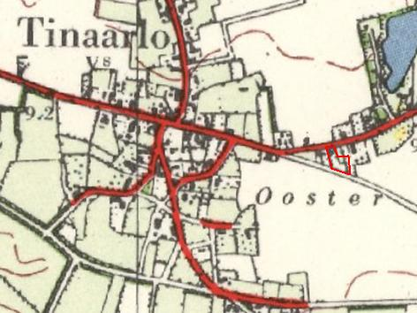 watwaswaar.nl) Afbeelding 13. De situatie op de topografische kaart van 1954.