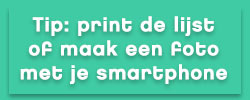 4 uien 4 verse vijgen Brood-, noedel- en rijstproducten 7 g bakpoeder 0,5 donkerbruin boerenbrood 6 witte boterhammen 300 g couscous 75 g kokosrasp 300 g udon noedels 8 rijstwafels 300 g