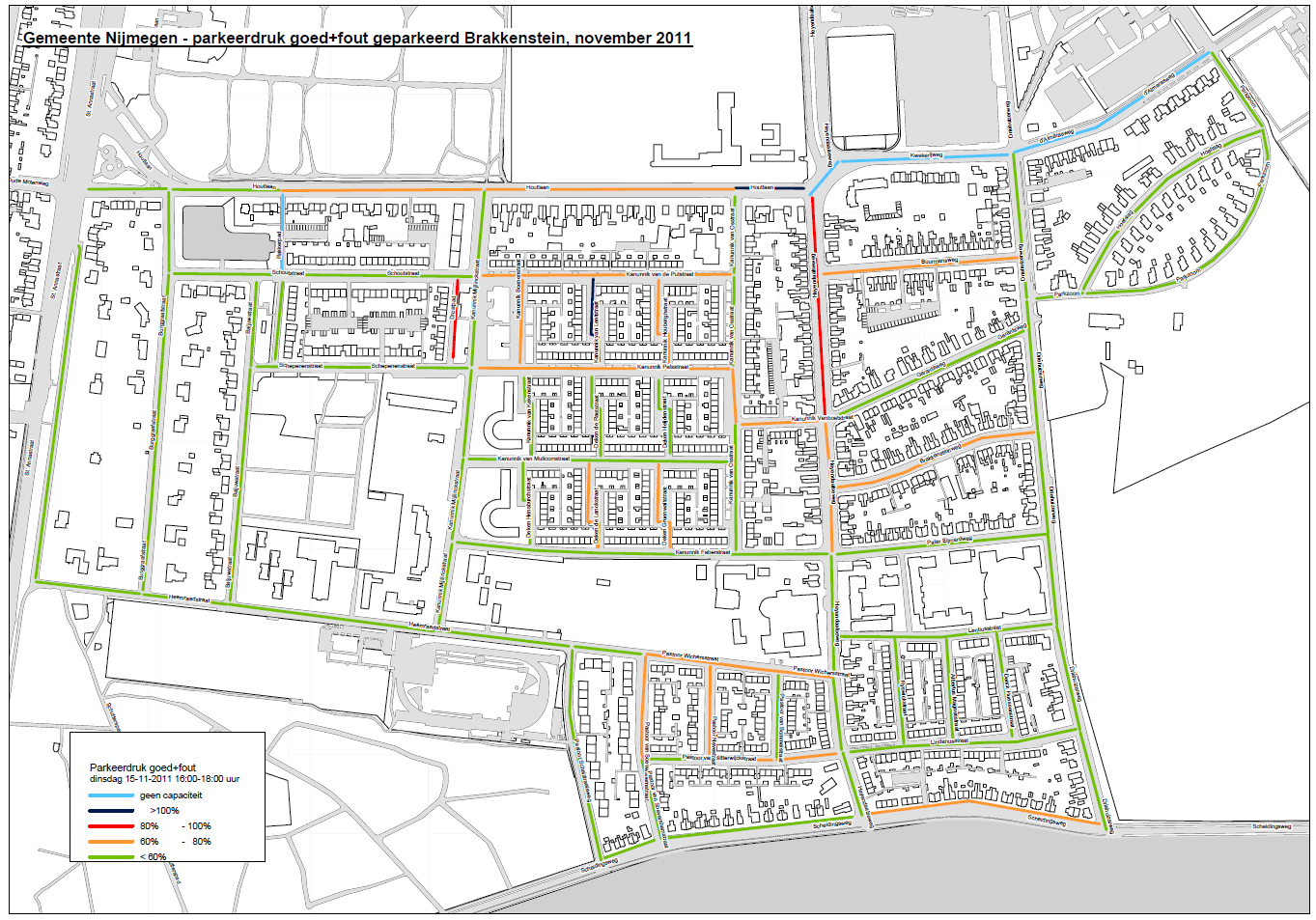 18 Bijlage: parkeerdruk dinsdagmiddag 15