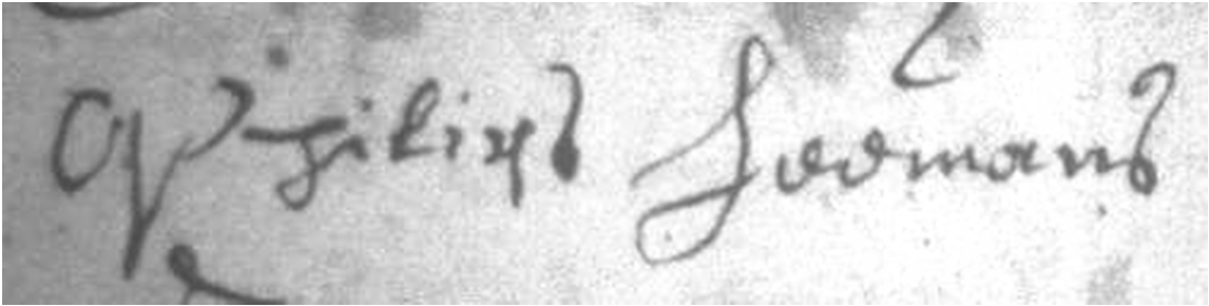 GENERATIE 5 - RA Anderlecht, notariaat Brabant, notaris M. Desmanée, microfilm nr 750175, lotinge dd. 16 september 1670; V. PHILIPS LEEMANS, geb.