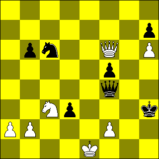 Wit : Pascal Vandevoort Zwart : Thomas Fiebig 1.d4 d5 2.c4 c6 3.Pc3 e6 4.e3 Pf6 5.Pf3 Pbd7 6.Dc2 Ld6 7.g4 Pxg4 8.Tg1 f5 9.h3 Pgf6 10.Txg7 Pe4 11.Ld2 Df6 12.Tg2 Pf8 13.Db3 Pg6 14.O-O-O O-O 15.