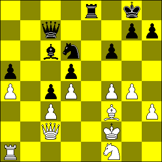 Kh1 Kf7 Wit : Niels Ondersteijn Zwart : Pascal Vandevoort 1.e4 c5 2.Pc3 Pc6 3.f4 e6 4.Pf3 a6 5.g3 b5 6.Lg2 Lb7 7.O-O b4 8.Pe2 d5 9.exd5 exd5 10.Te1 Le7 11.d4 Pf6 12.Pe5 O-O 13.Le3 c4 14.c3 Dc8 15.