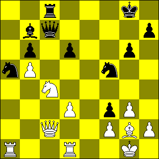 Wit : Luc Winants Zwart : Gerhard Schebler 1.d4 e6 2.Pf3 Pf6 3.e3 c5 4.Ld3 d5 5.b3 Pc6 6.O- O Le7 7.Lb2 O-O 8.Pbd2 Pb4 9.Le2 b6 10.a3 Pc6 11.Ld3 Lb7 12.De2 Dc7 13.Tad1 Tad8 14.c4 cxd4 15.exd4 Df4 16.