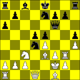 Hieronder laten wij u van twee partijen meegenieten. Wit : Robert James Fischer Zwart : Palle Henriksen 1.e4 c5 2.Pf3 Pc6 3.d4 cxd4 4.Pxd4 e5 5.