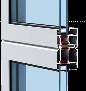 Zijdeuren met hetzelfde aanzicht vindt u op pagina 48 ALR F67 Thermo Glazing De ALR 67 Thermo Glazing is optimaal geschikt voor verwarmde verkoopruimtes.