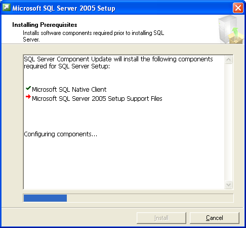 De SQL server wordt stap-voor-stap