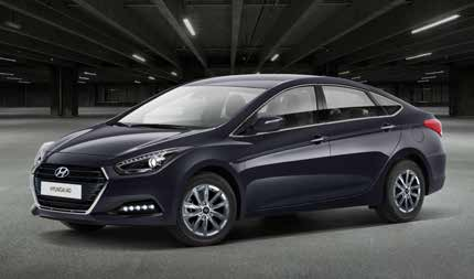 Hyundai i40 Sedan - Prijslijst per 1 januari 2017 Versnellingen Aandrijving Gecombineerd brandstofverbruik (l/100 km) Energielabel Netto catalogusprijs BTW BPM Fiscale waarde Consumentenadviesprijs