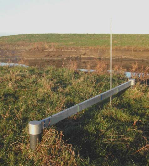 2 Sedimentatie-erosiebalk metingen 1995-26 4.2.1 Methode Het bepalen van de balans tussen opslibbing, bodemdaling en veranderingen in GHW is in de lopende monitoringsprogramma's in de Groninger en