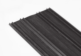 Voegprofiel voor ventilatie PVC zwart 70x6x3000 mm Stuk 9,89 4009296 6a. 6b. 7a. 7b.