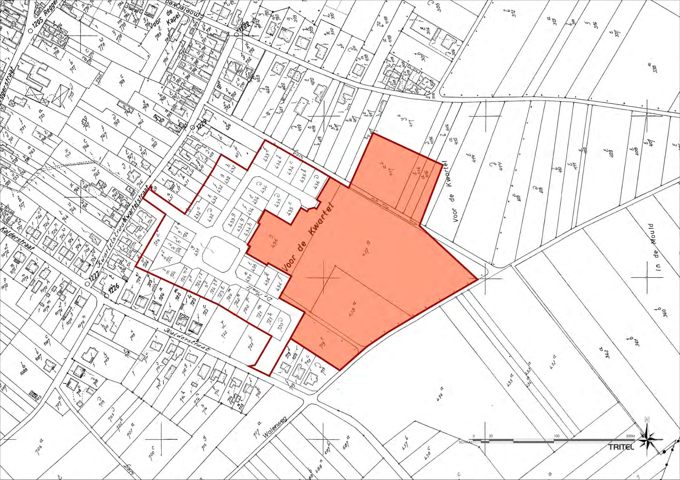 BPA ZUSSEN: analyse plangebied gewenste woningen Gem. 15 woningen/ha = 63 woningen (excl.