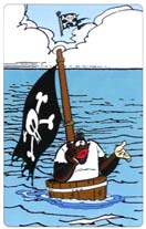kaartensoorten. De piraten (3x) Een piraat is gemakkelijk te overwinnen.