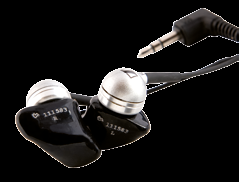 De Music 2in1 is eenvoudig te koppelen aan de meeste in-ear speakers, bijv. de Sennheiser CX-1.00, die je bij ons kunt bestellen. Ervaar de verschillen met de dempingsimulator op www.pluggerz.