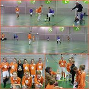 Sporttoernooi Voetbal Matencup 2016 bij WSV. Op 26 oktober jongstleden hebben twee teams van Regenboog- Woudhuis gevoetbald in de hal bij WSV.