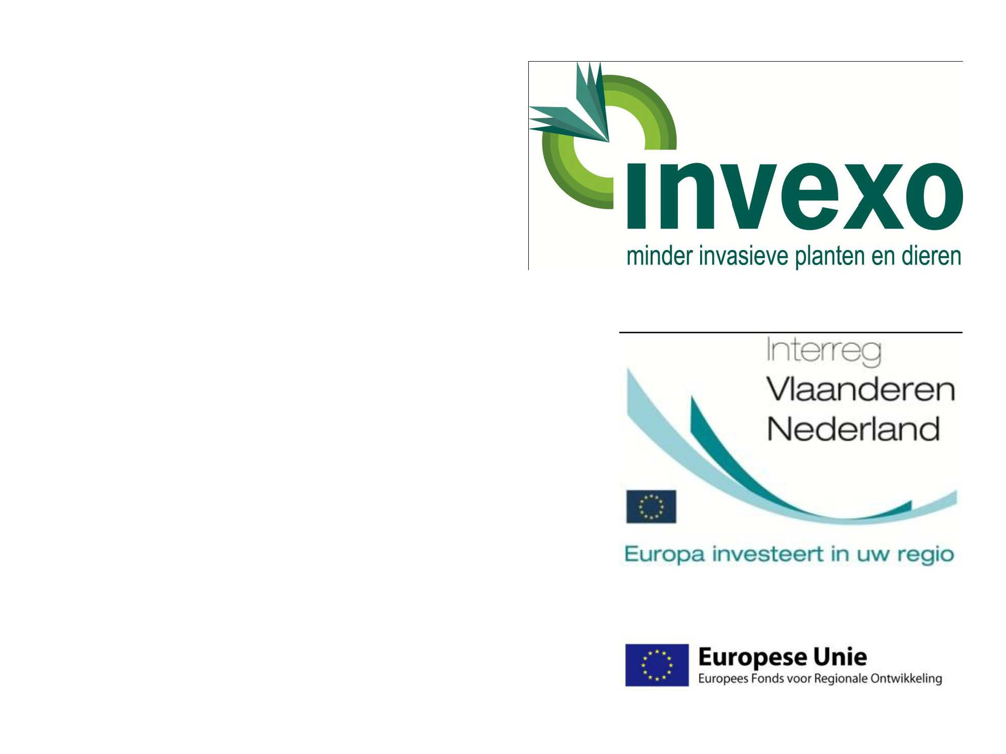 1nveo minder invasieve planten en dieren Interreg Vlaanderen Nederland Europa