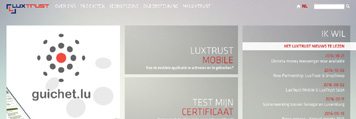 8 STAP 2: KOPPEL UW NIEUWE APPARAAT AAN UW LUXTRUST-CERTIFICAAT Om toegang te krijgen tot de e-bankingsite van Banque de Luxembourg via LuxTrust Scan of de Luxtrust Mobile-app, moet u uw apparaat