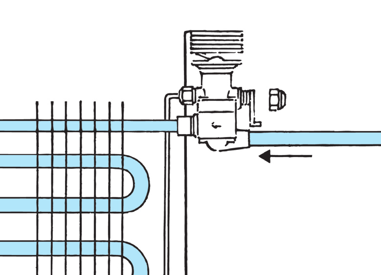 Montage (vervolg) Vanaf ventielgrootte TE 5 betekent één draai van de regelspindel een wijziging van de oververhitting van ca. 0,5 K bij een verdampingstemperatuur van 0 C.