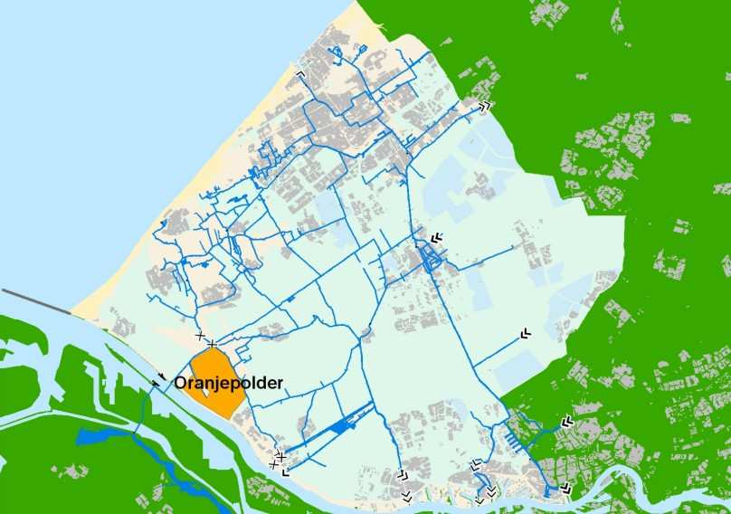 polder is ingericht als glastuinbouw gebied. Verder bevindt zich in de polder de plaats Maasdijk, dat ongeveer 5% van het totale oppervlak beslaat.