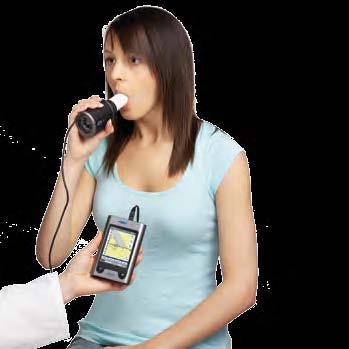 Micro Medical / CareFusion Spirometers MicroLoop Spirometer De MicroLoop biedt een groot