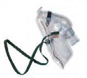 Recovery & Reanimatie PRO-Breathe Single Patient Use vernevelaar kits Masker of mondstuk, beide voorzien van een 6 ml kamer vernevelaar en 2,1 m zuurstofslang Zuurstofmaskers zijn voorzien van: