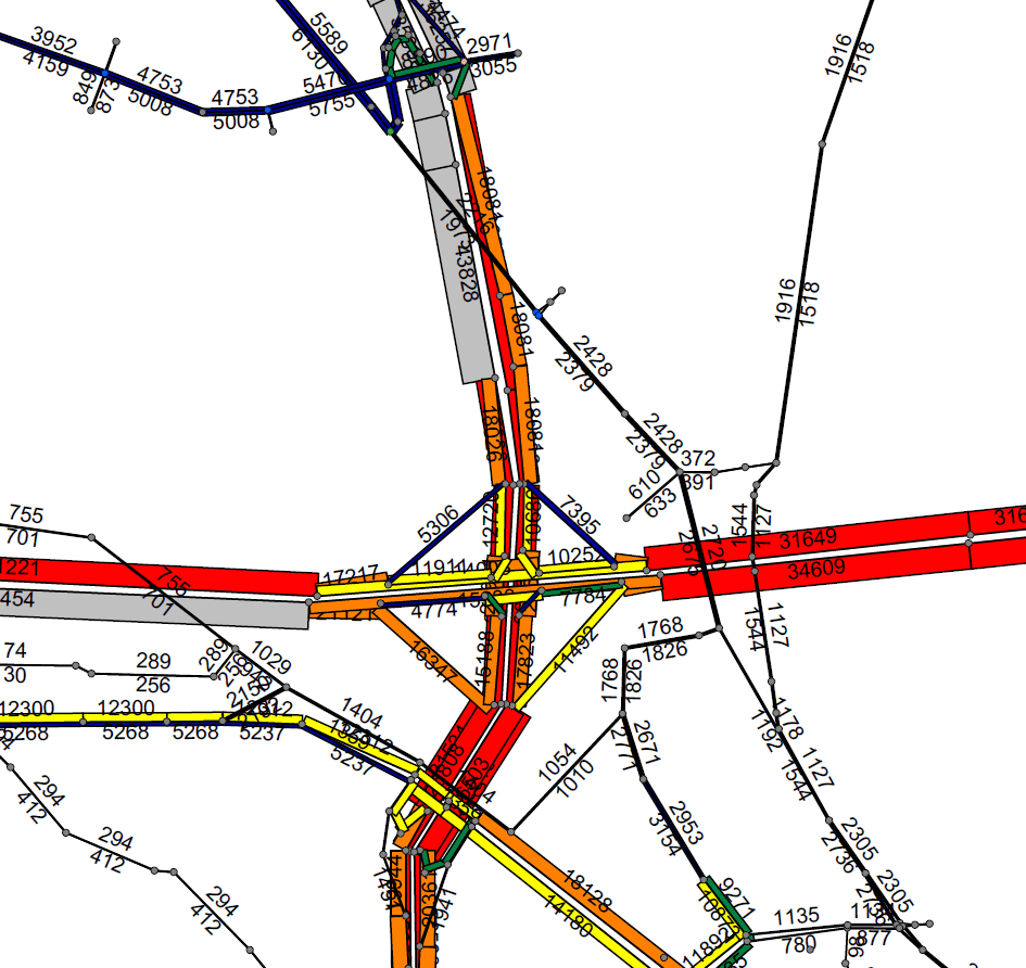 Extra verkeer als gevolg van de CVI Raaieinde Om parallel te lopen met de doorrekening van de verkeerstellingen van 2012 naar 2022 is ervoor gekozen de modelanalyse Basisalternatief 2022' te