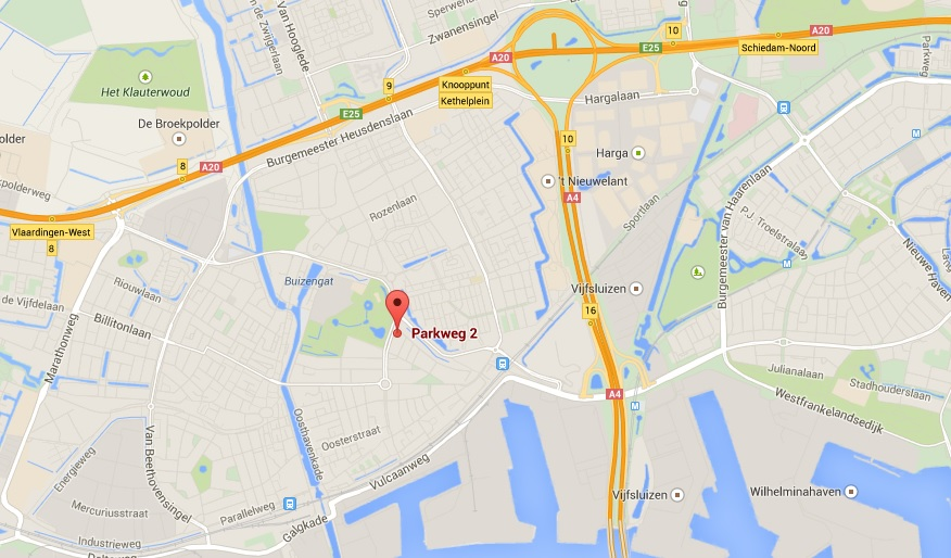 Vlaardingen is gelegen aan de Nieuwe Maas en in de provincie Zuid Holland.